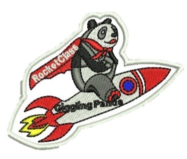Rocket Class Panda Badge