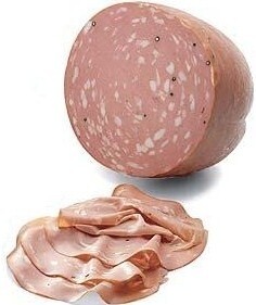 Mortadella, dun gesneden, vacuüm verpakt per 150 gr