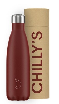 Chilly's Bottle Rouge mat 500 ml ou 750 ml
