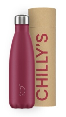 Chilly's Bottle Pink Mat 500 ml ou 750 ml