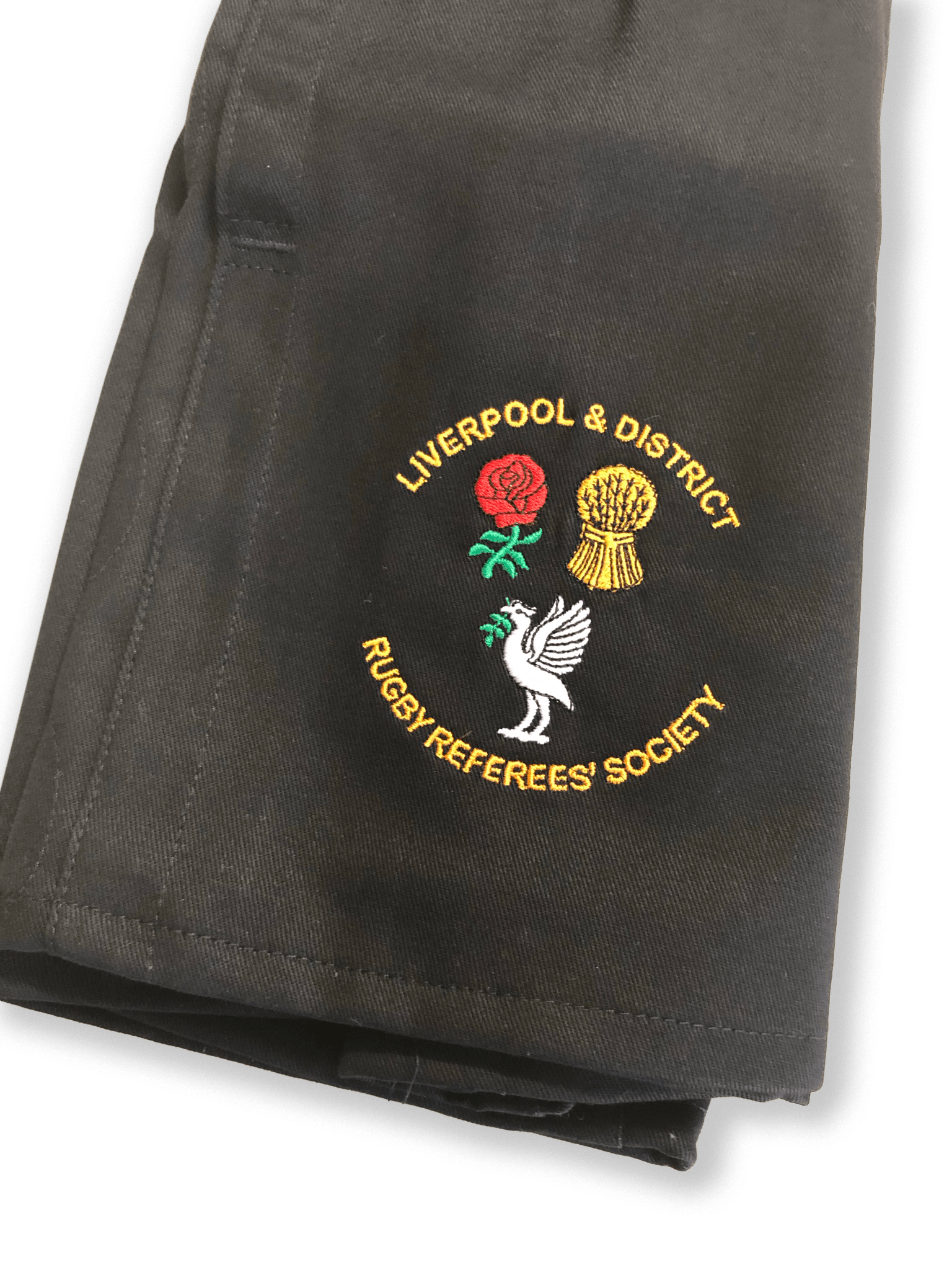 LDRS New Zealand style rugby shorts in black