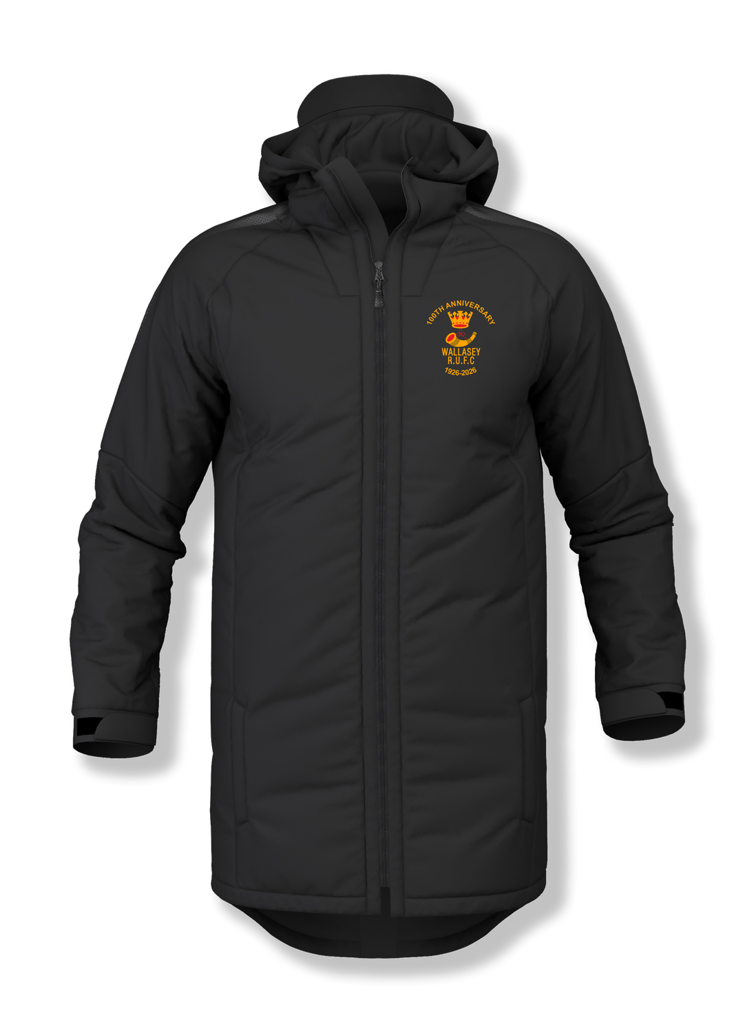 Adult Wallasey RUFC Edge Pro 3/4 Coat Adult Wallasey RUFC Edge Pro 3/4 Coat