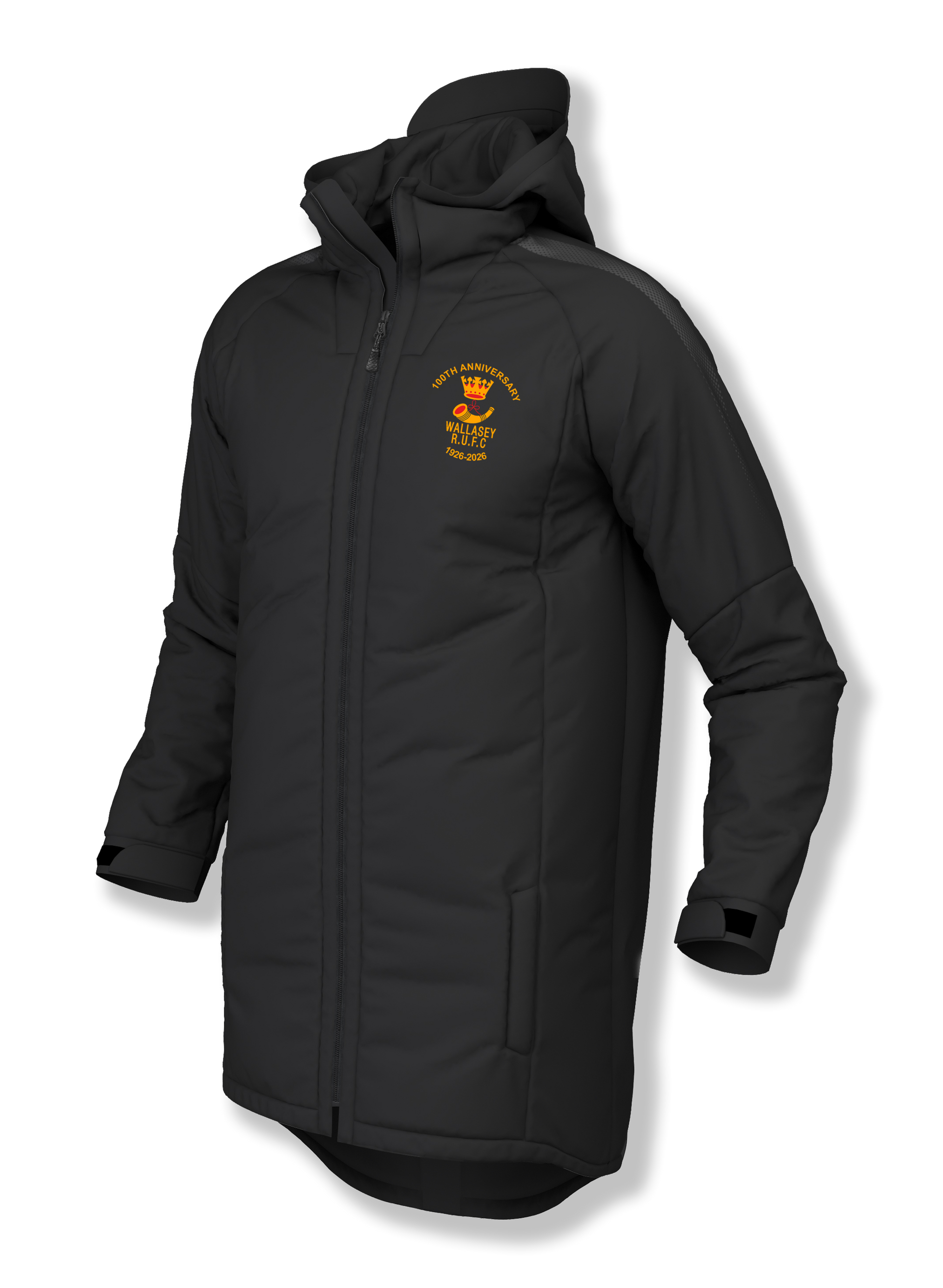 Adult Wallasey RUFC Edge Pro 3/4 Coat