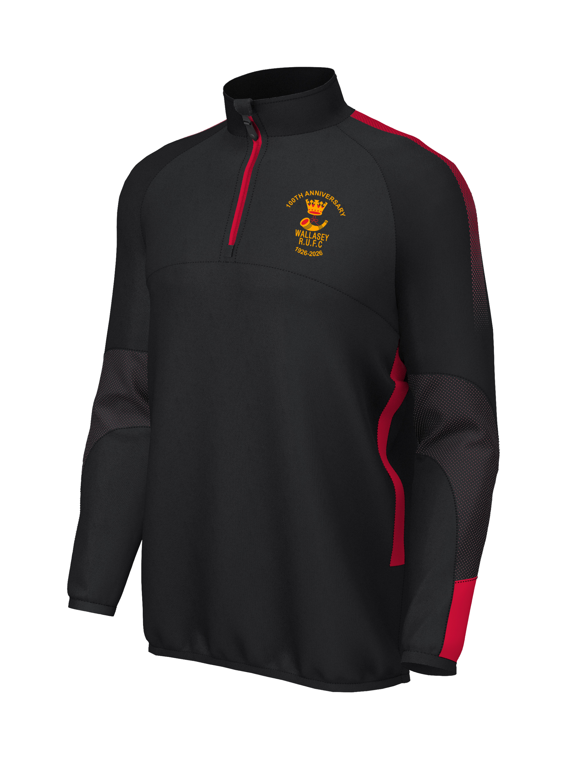 Children's Wallasey RUFC  1/4 ZIP Edge Pro Team Midlayer