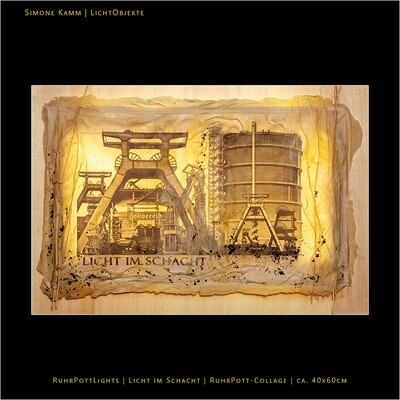 Lichtpanel - Licht im Schacht - Lichtpanel aus dem Revier Lichtpanel - Licht im Schacht - Lichtpanel aus dem Revier