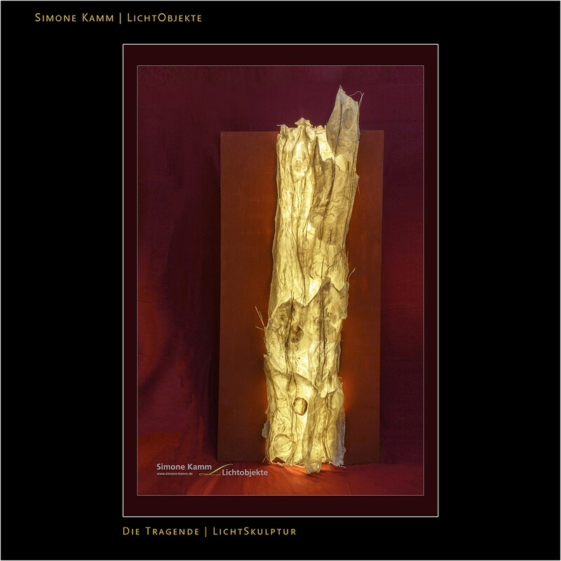 Lichtskulptur - Die Tragende