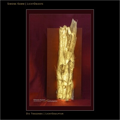 Lichtskulptur - Die Tragende