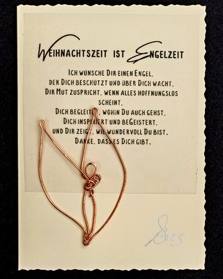 Geschenkkarte mit Schmuckanhänger
