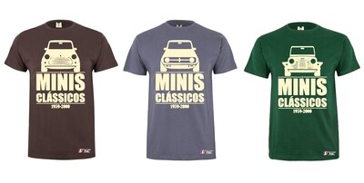 T-shirt "Minis Clássicos" - 3 modelos disponíveis