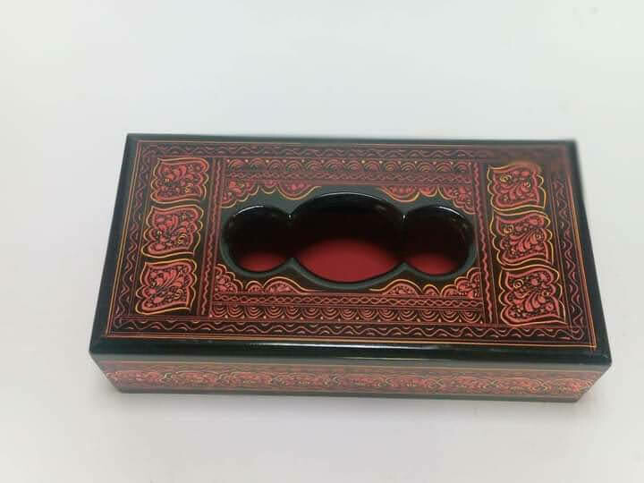 Wooden Tissue Box (Painted)