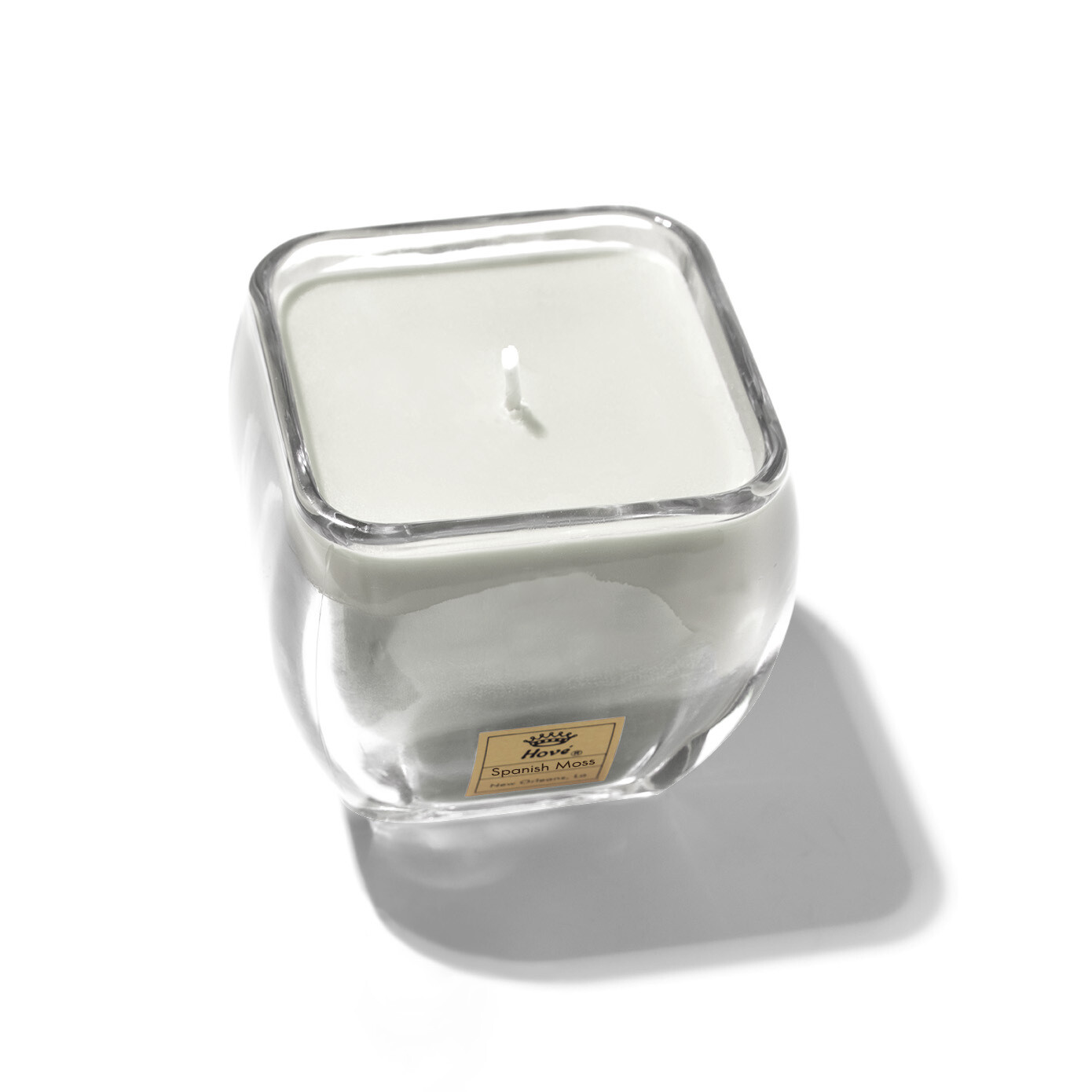 Spanish Moss Glass Candle