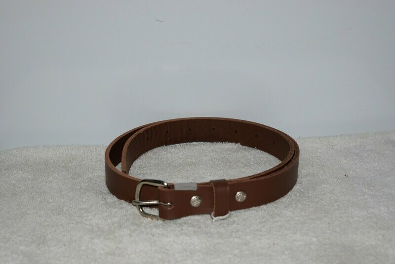 1” wide Genuine leather belt