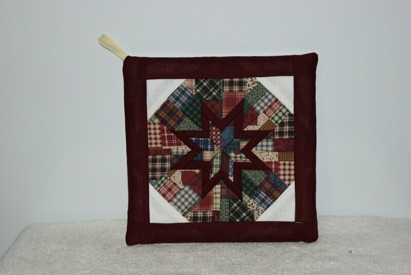 Folded Star Pot Holder
