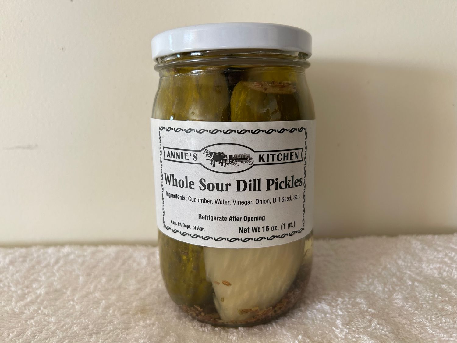 Whole Sour Dill Pickles