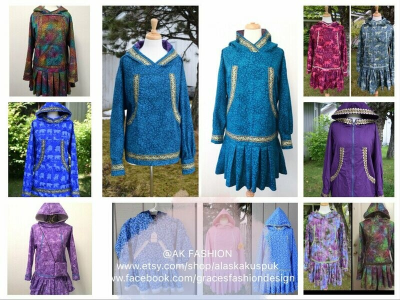 PROVIDE OWN MATERIALS SUMMER /WINTER WOMEN/MEN CUSTOM MADE KUSPUK