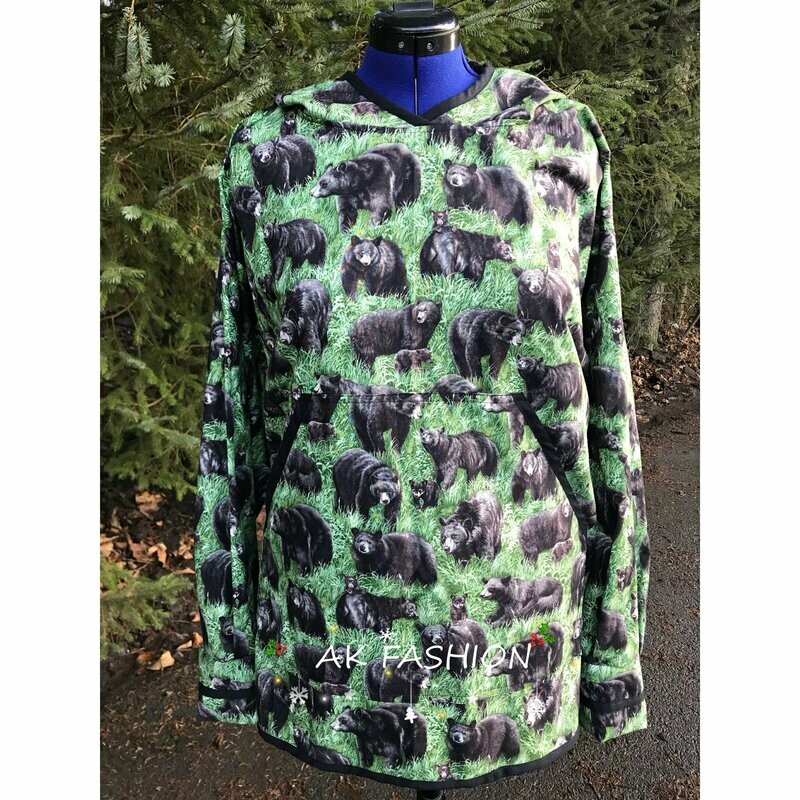 Men Kuspuk bear Kuspuk Jacket alaska Kuspuk