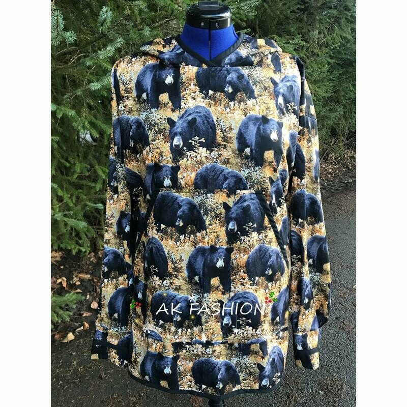Men Kuspuk bear Kuspuk Jacket alaska Kuspuk  kuspuks