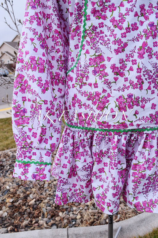 Fireweed White ustom made /made to order women kuspuk