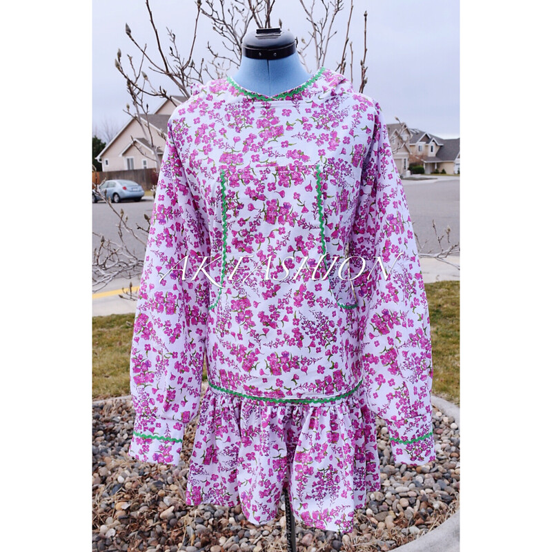 Fireweed White ustom made /made to order women kuspuk
