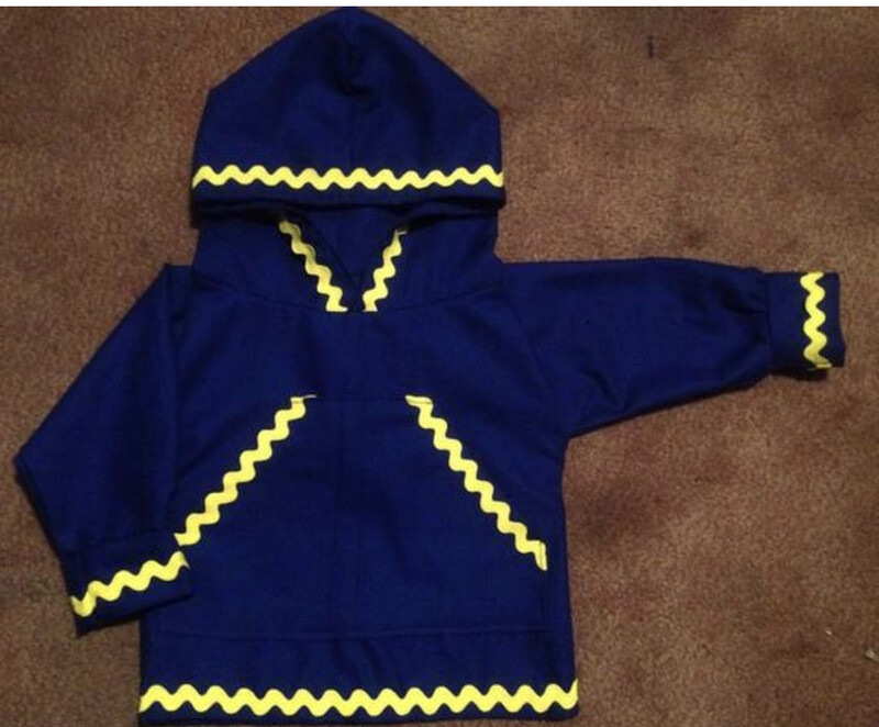 Children&#39;s Kuspuk boy/girl kuspuk Solid Navy