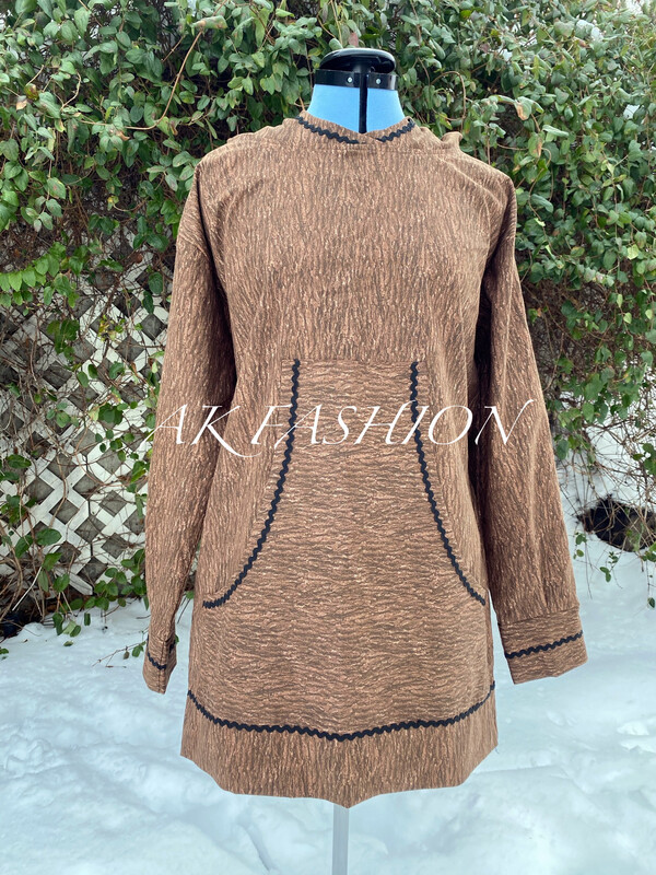 Men&#39;s kuspuk  Brown Kuspuk 