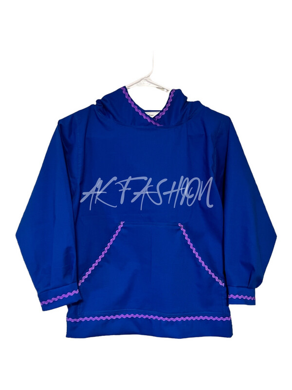 Children&#39;s Kuspuk boy/girl kuspuk Solid Blue 