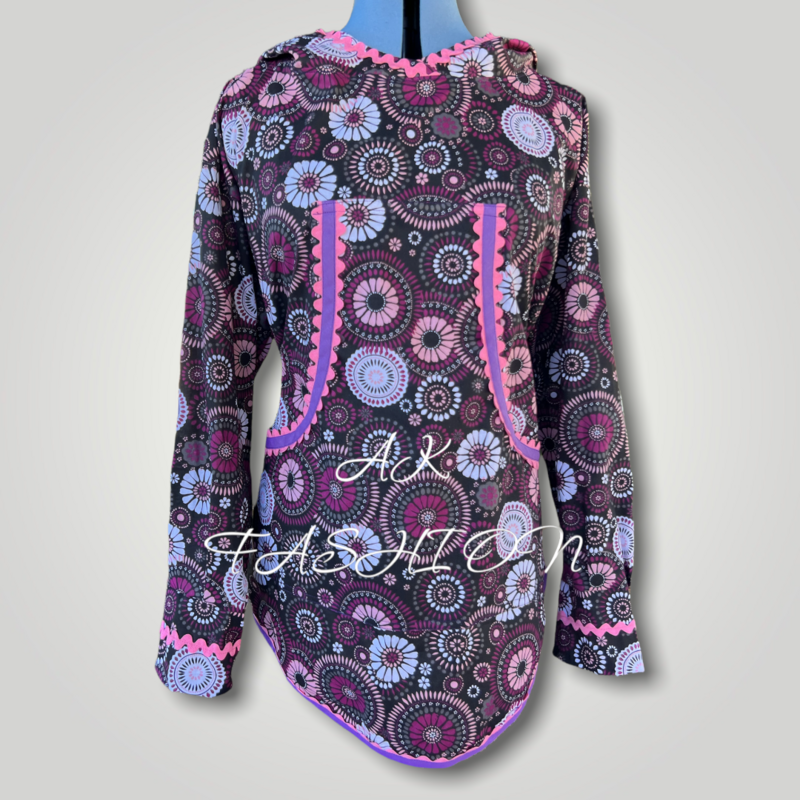 Circle Floral kuspuk Women Kuspuk alaska kuspuk