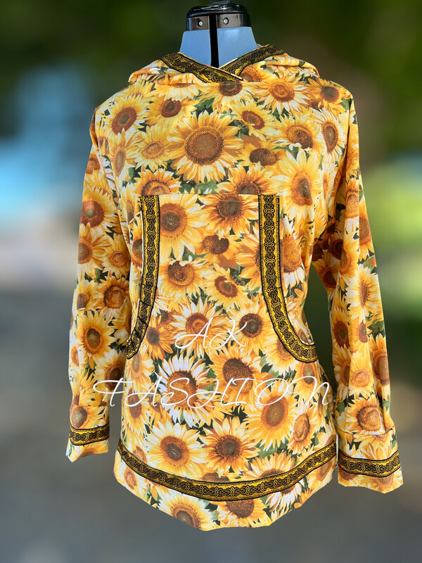 Sunflower Women kuspuk adult kuspuk 
