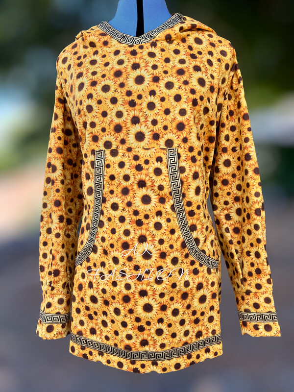 Sunflower Women kuspuk adult kuspuk 