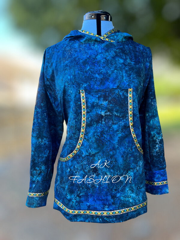 Women kuspuk adult kuspuk alaska kuspuk dress/jacket Marine Mini Plumeria Dark Green Kuspuk 