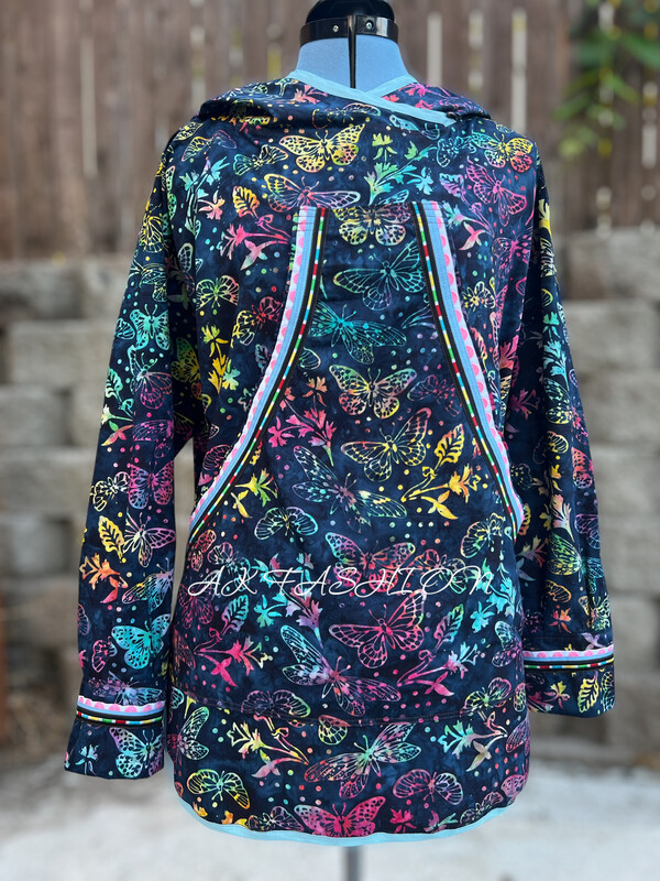 Multi Butterfly Batik Kuspuk 