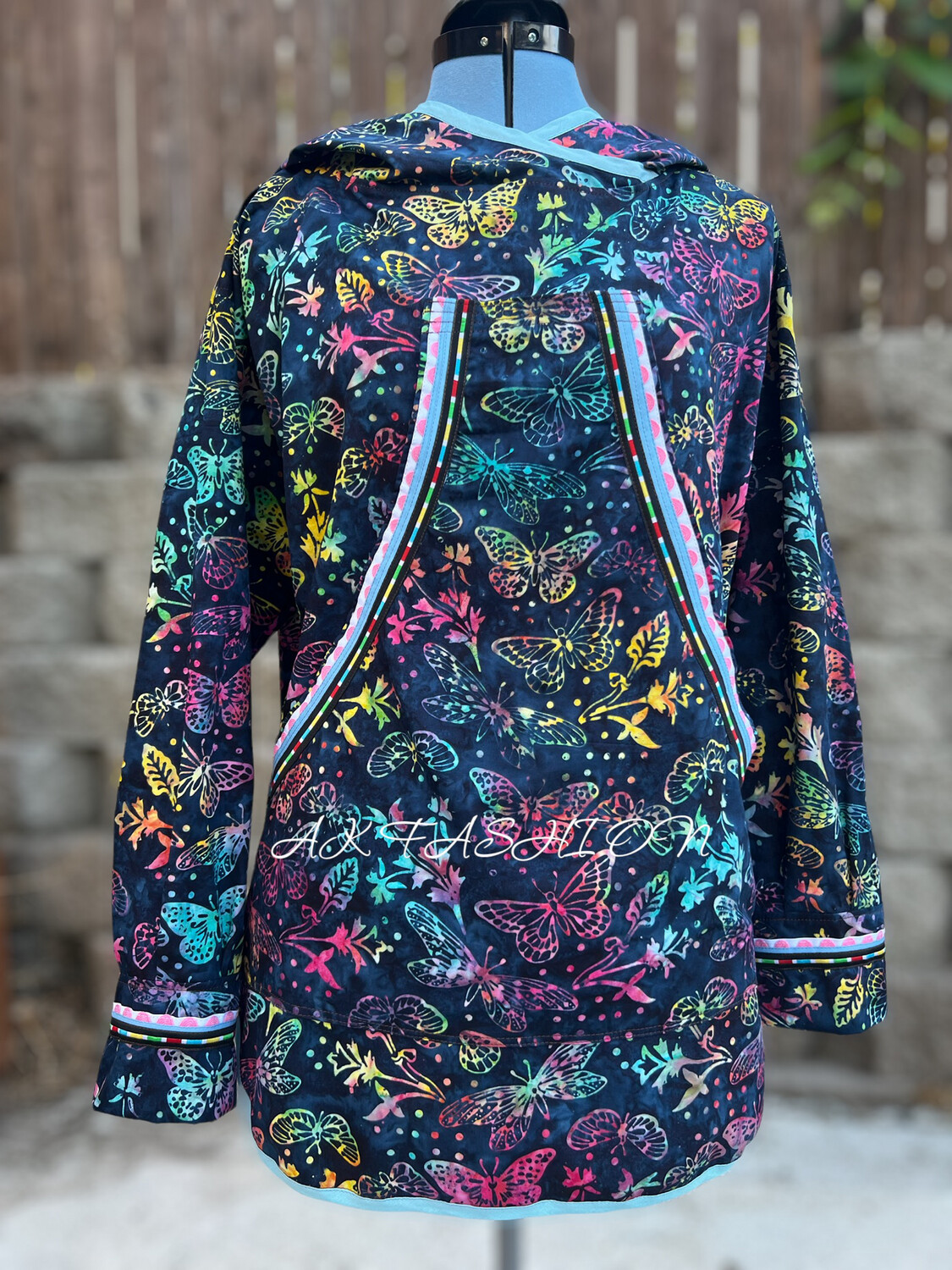 Multi Butterfly Batik Kuspuk 