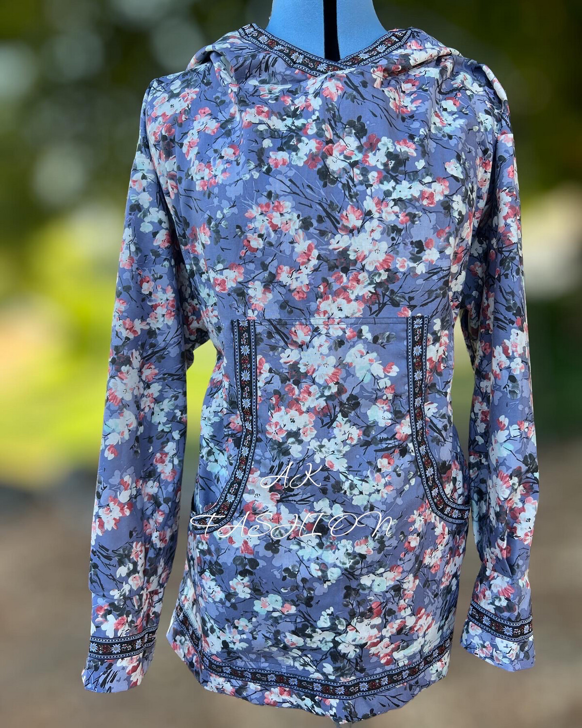 Cherry Blossom Red women kuspuk