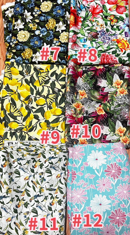 Spring Fabric For Custom Order
