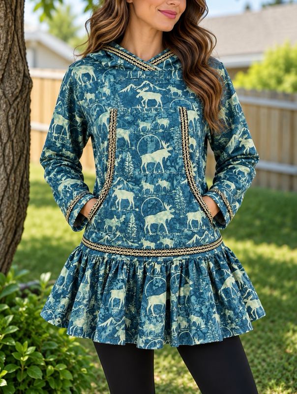 Kuspuk alaska kuspuks Adult kuspuk qaspeqs green moose kuspuk
