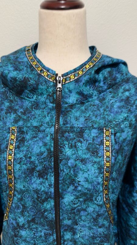 Blue Green Jewel Tone women kuspuk