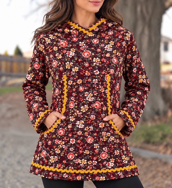 Floral Kuspuk Women kuspuk
