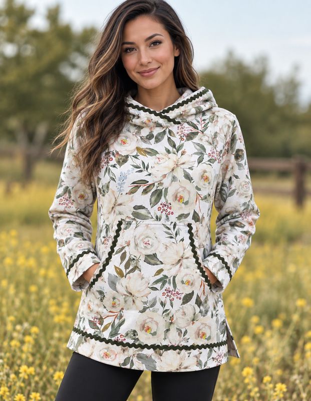 White Rose Women Kuspuk Alaska Kuspuk