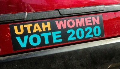 Utah Women Vote 2020 Bumper Sticker