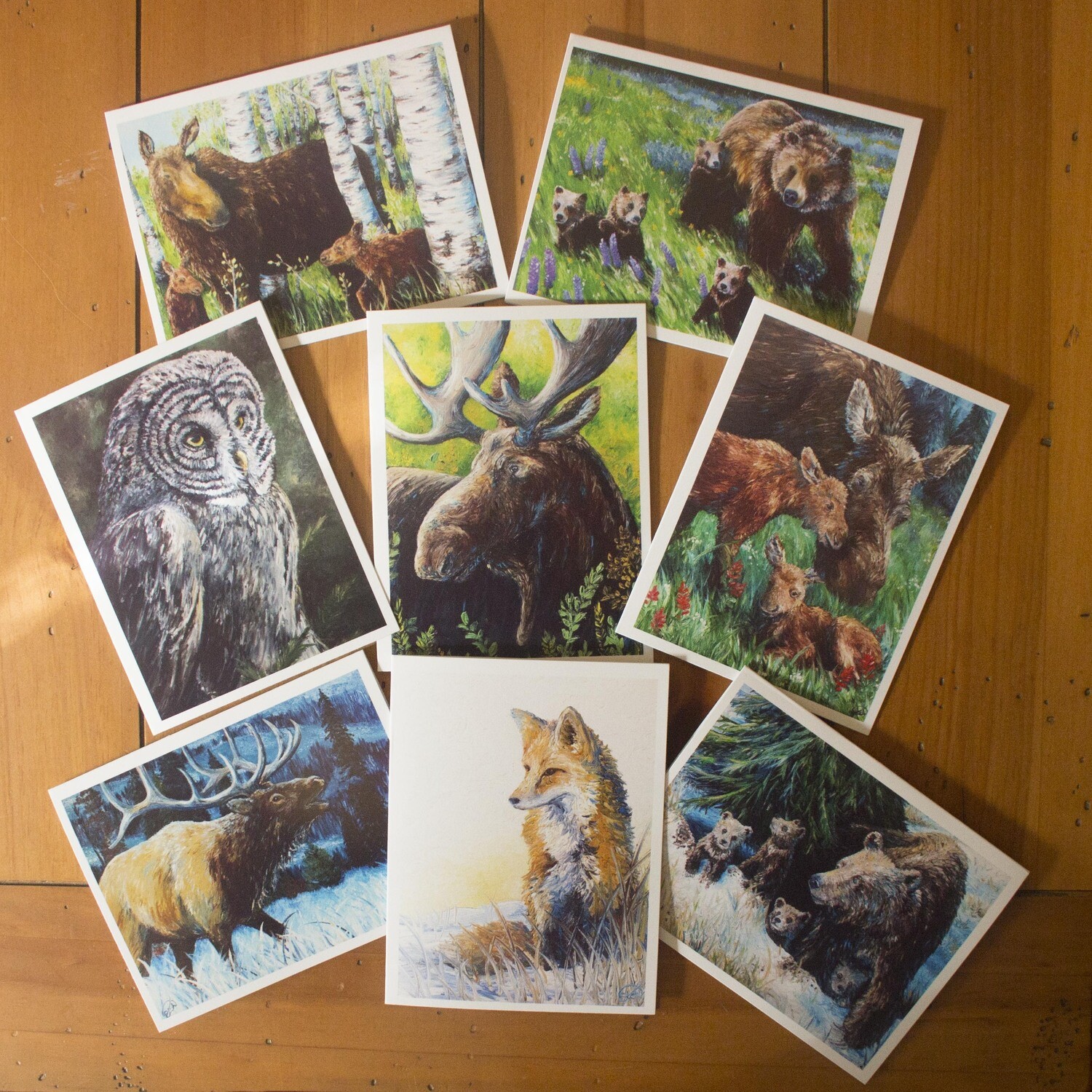 Western Wildlife Greeting Cards (set of 8)