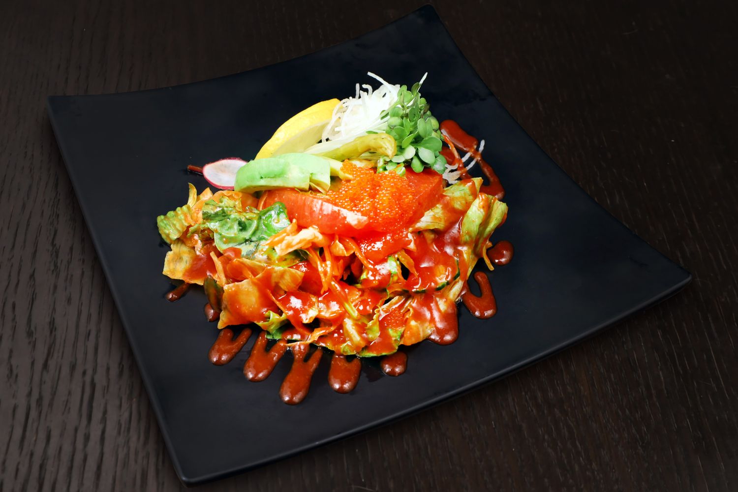 Spicy Sockeye Salmon Sashimi