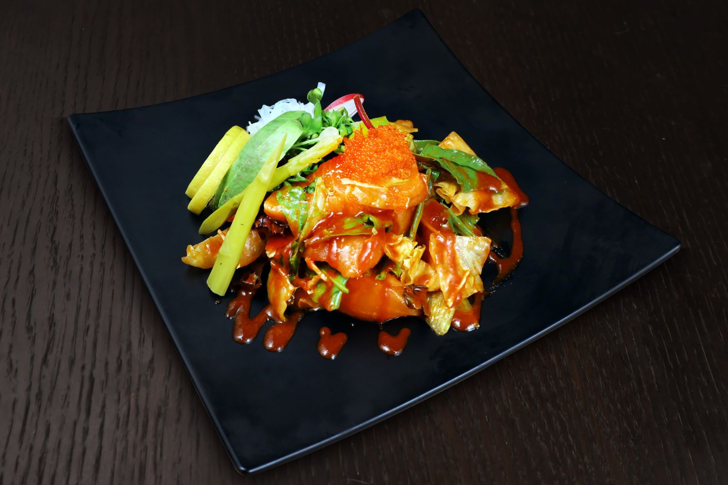 Spicy Tuna &amp; Salmon Sashimi