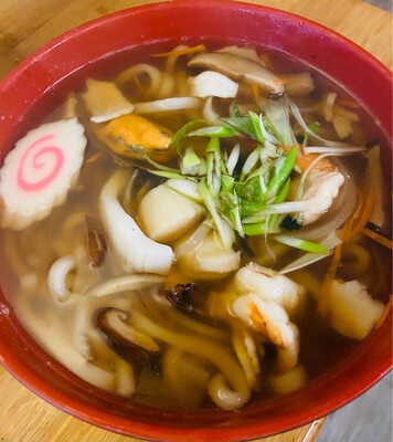 69. Seafood Udon