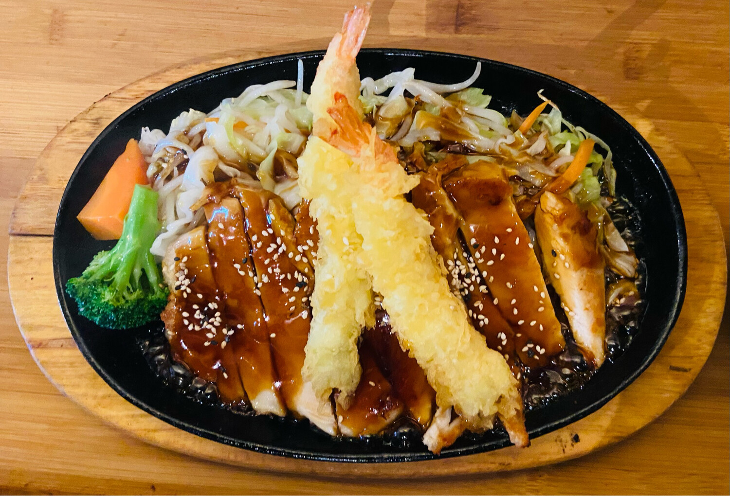 61. Chicken Teriyaki with Prawn