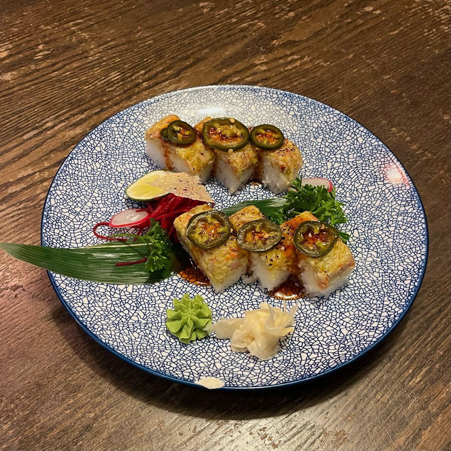 Aburi Salmon Oshi
