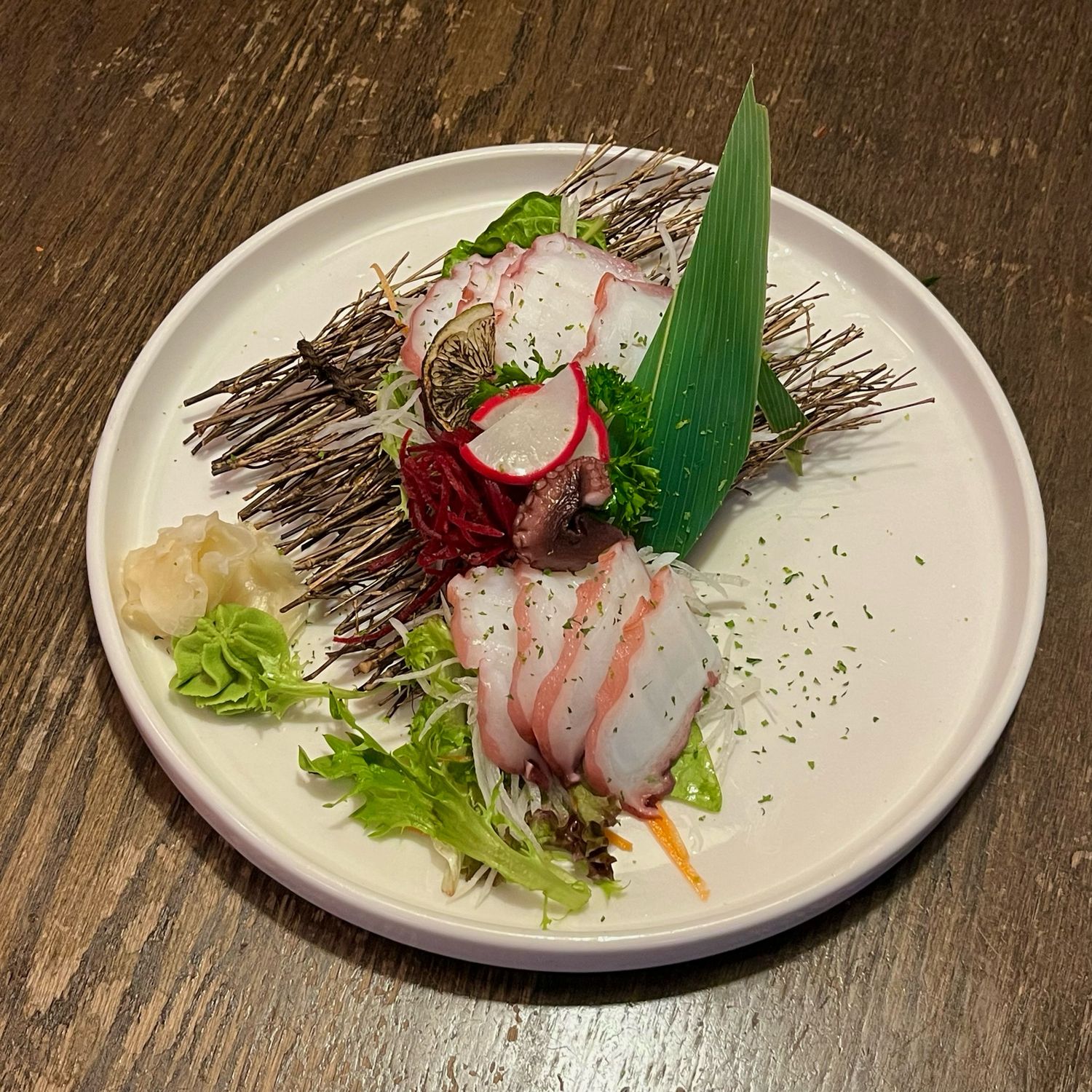 Tako Sashimi (8 pcs)