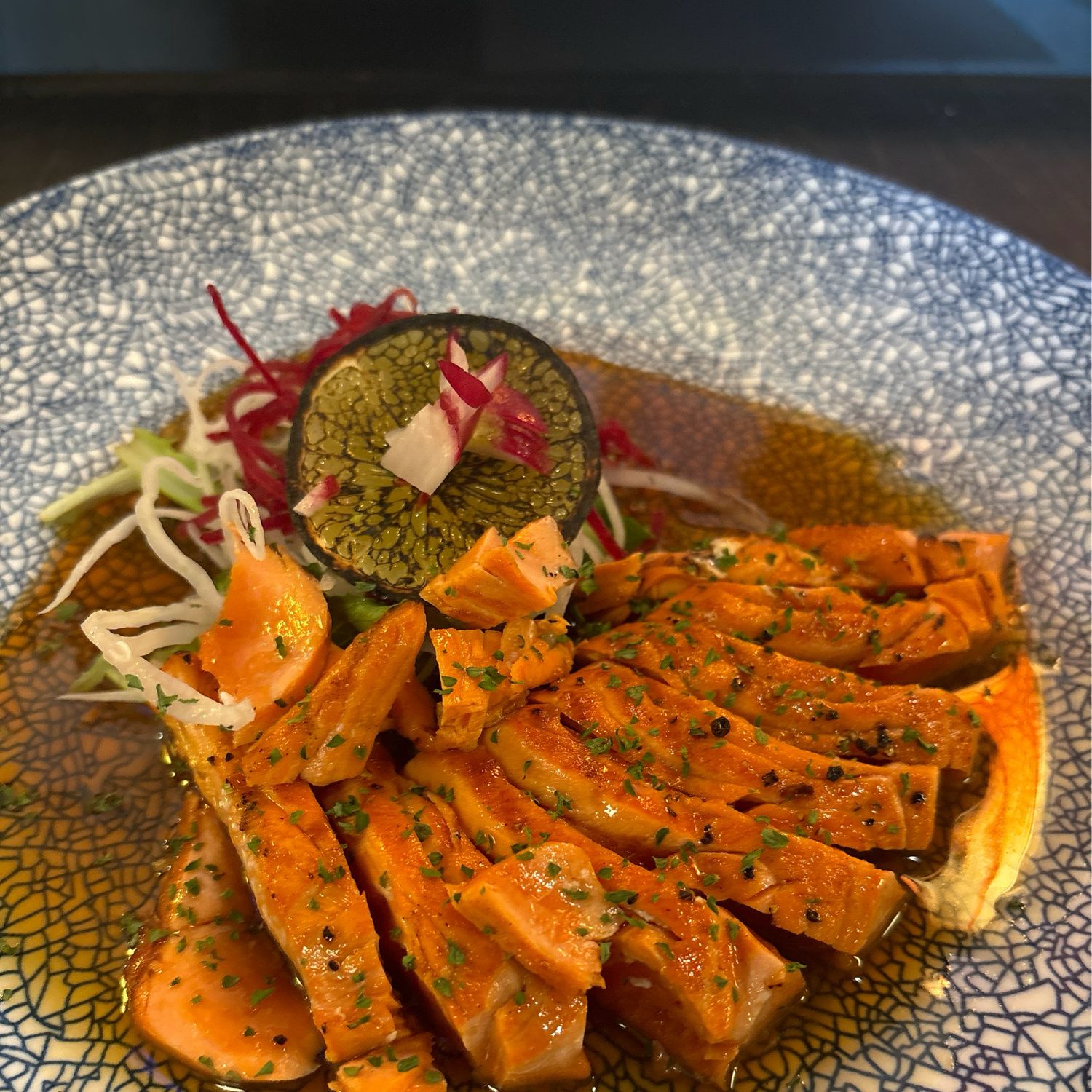 Wild Salmon Tataki (8 pcs)