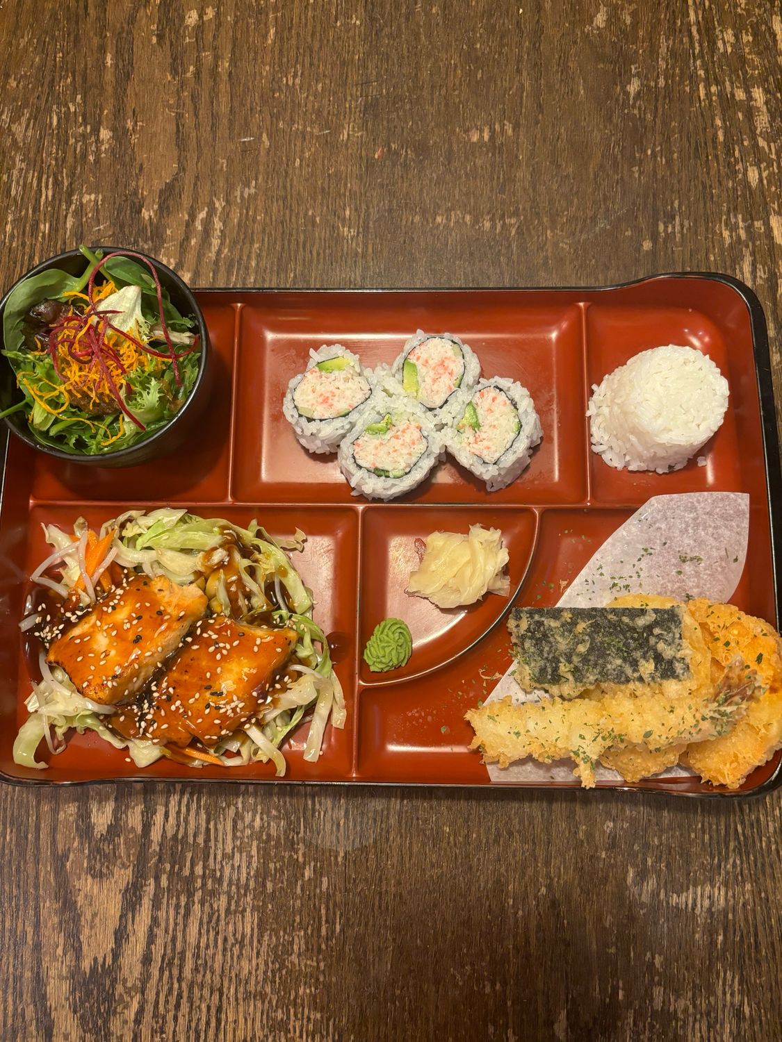 Salmon Teriyaki Lunch Box