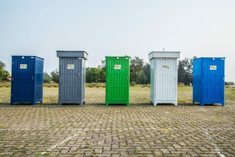 Indian style Portable Biotoilets