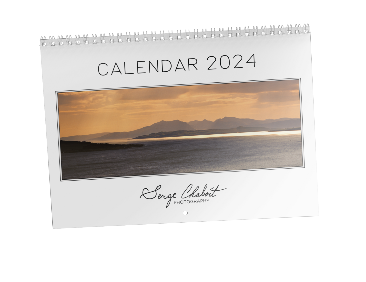Pre-order Serge Chabert Photography 2024 wall calendar